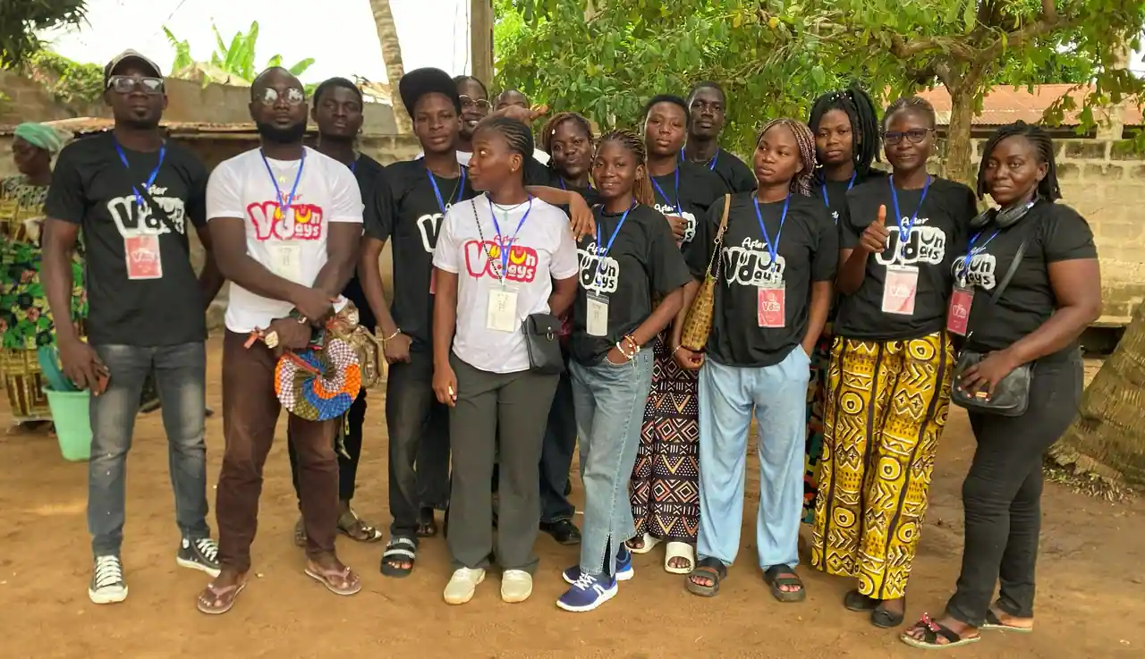 L'équipe After Vodundays, Ouidah, Bénin