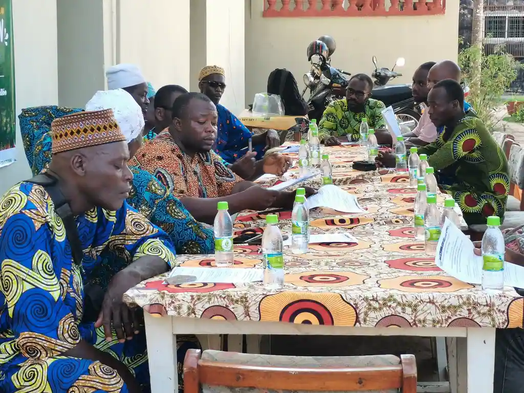 Le bureau de l'ONG Wa Afriki, Ouidah, Benin