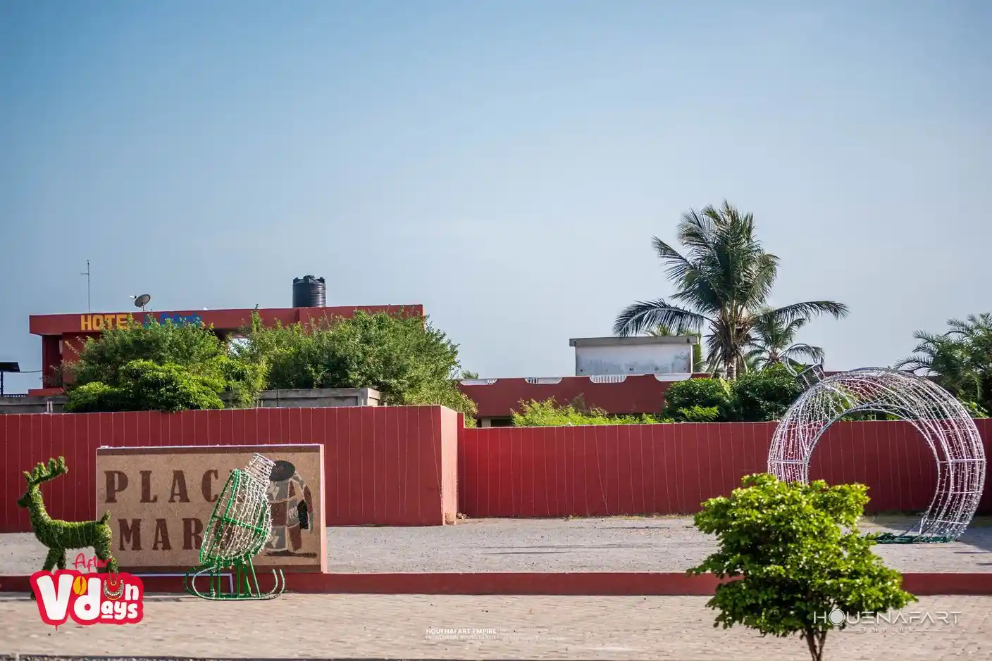 Place Maro, Ouidah, Bénin (vue 2)