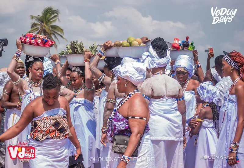 Vodun Days festival atmosphere, Ouidah, Benin