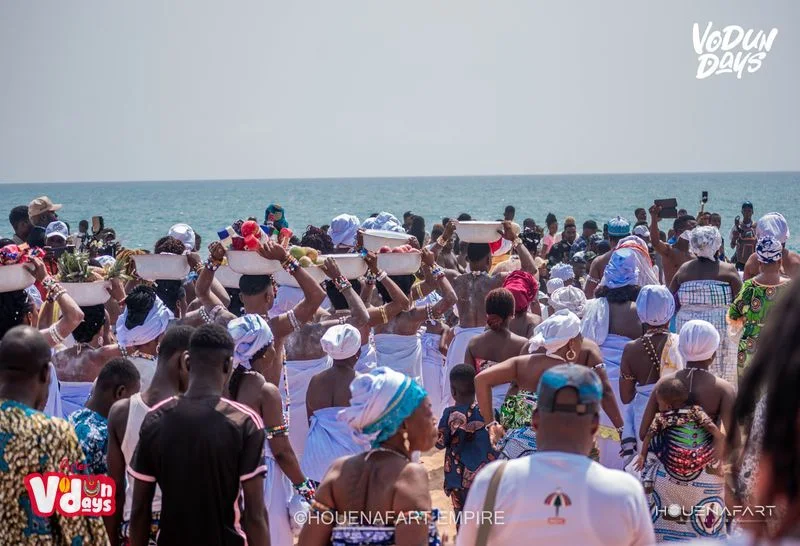 Vodun Days festival atmosphere, Ouidah, Benin (view 2)
