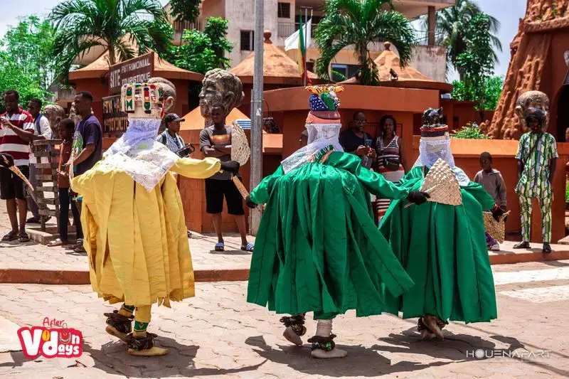 Gelede : ceremonial masks, Ouidah, Benin