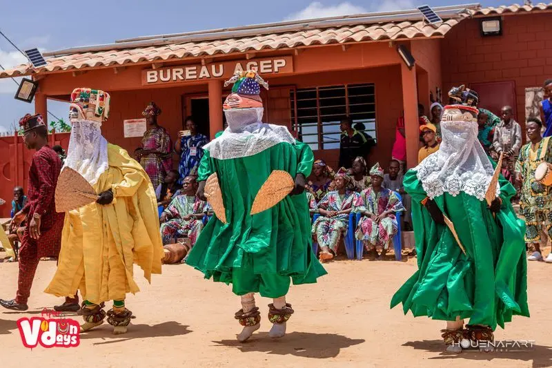 Gelede : ceremonial masks, Ouidah, Benin (view 3)