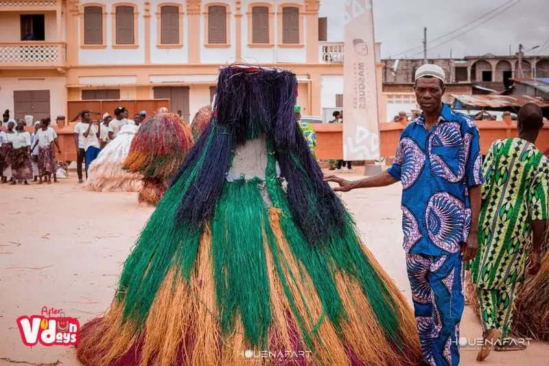 Zangbeto : night guardians of Vodun, Ouidah, Benin (view 2)